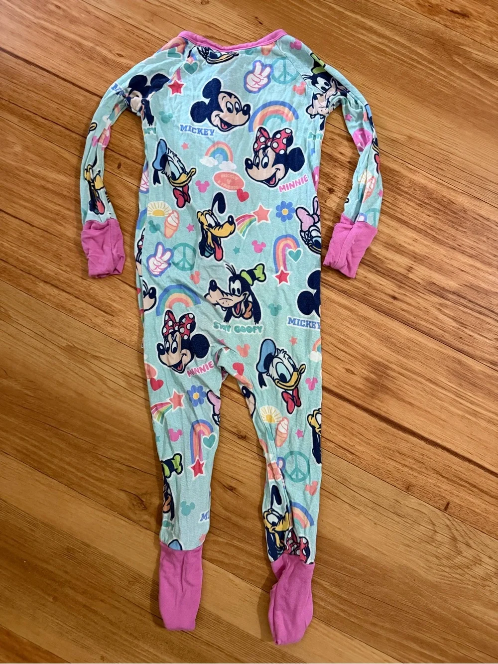 Little sleepies minnie and mickey zippy 12-18 months